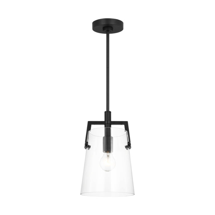 Visual Comfort DJP1261 Crofton 1-lt 8" Small Pendant - Midnight Black