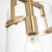 Visual Comfort DJP1261 Crofton 1-lt 8" Small Pendant - Satin Brass