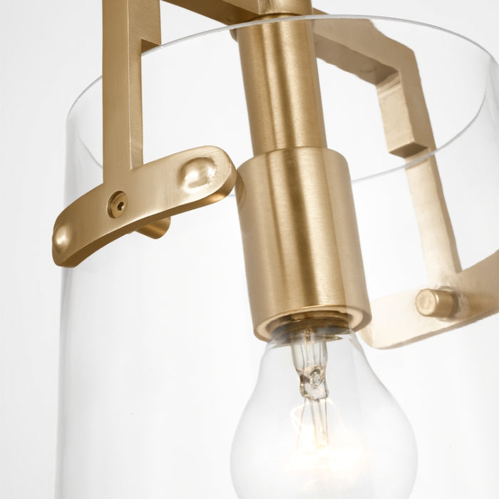 Visual Comfort DJP1261 Crofton 1-lt 8" Small Pendant - Satin Brass