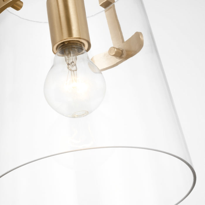 Visual Comfort DJP1261 Crofton 1-lt 8" Small Pendant - Satin Brass