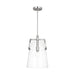 Visual Comfort DJP1271 Crofton 1-lt 10" Medium Pendant - Brushed Nickel