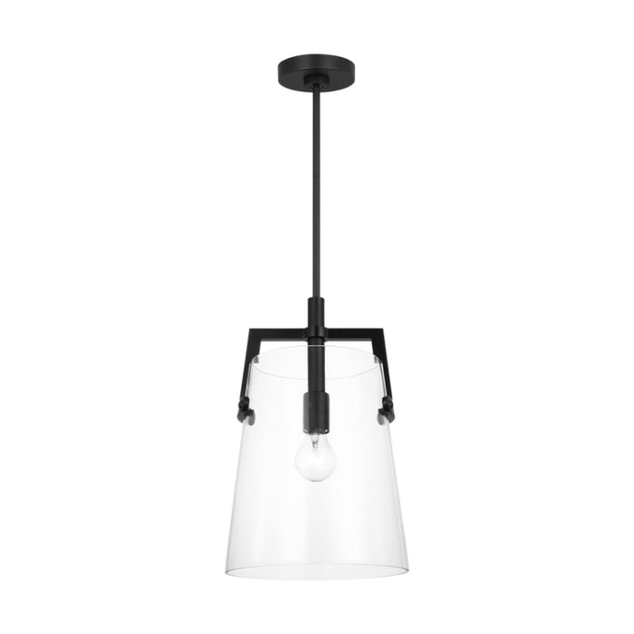 Visual Comfort DJP1271 Crofton 1-lt 10" Medium Pendant - Midnight Black