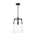 Visual Comfort DJP1271 Crofton 1-lt 10" Medium Pendant - Midnight Black