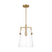 Visual Comfort DJP1271 Crofton 1-lt 10" Medium Pendant - Satin Brass