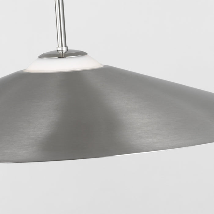 Visual Comfort DJP1281 Astra 1-lt 24" LED Medium Pendant - Brushed Nickel