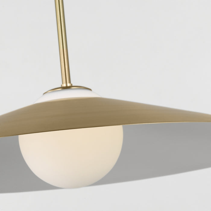 Visual Comfort DJP1281 Astra 1-lt 24" LED Medium Pendant - Satin Brass