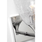 Visual Comfort DJV1021 Toffino 1-lt 9" Tall Small Wall Sconce - Chrome/Clear Glass
