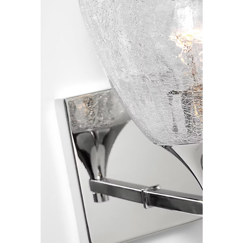Visual Comfort DJV1021 Toffino 1-lt 9" Tall Small Wall Sconce - Chrome/Clear Glass