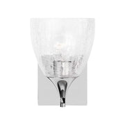 Visual Comfort DJV1021 Toffino 1-lt 9" Tall Small Wall Sconce - Chrome/Clear Glass