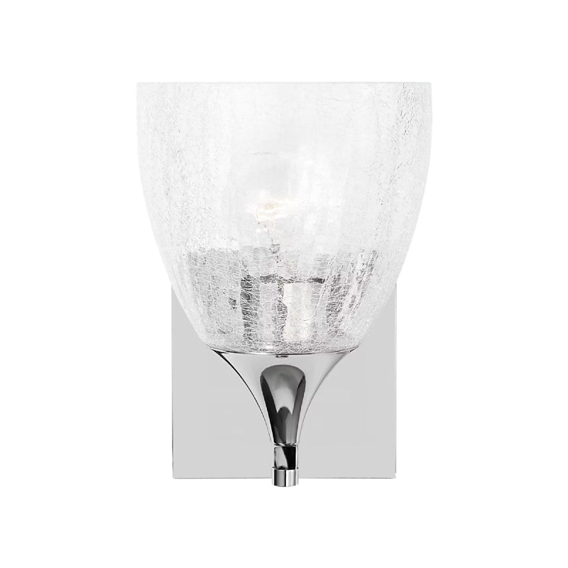Visual Comfort DJV1021 Toffino 1-lt 9" Tall Small Wall Sconce - Chrome/Clear Glass