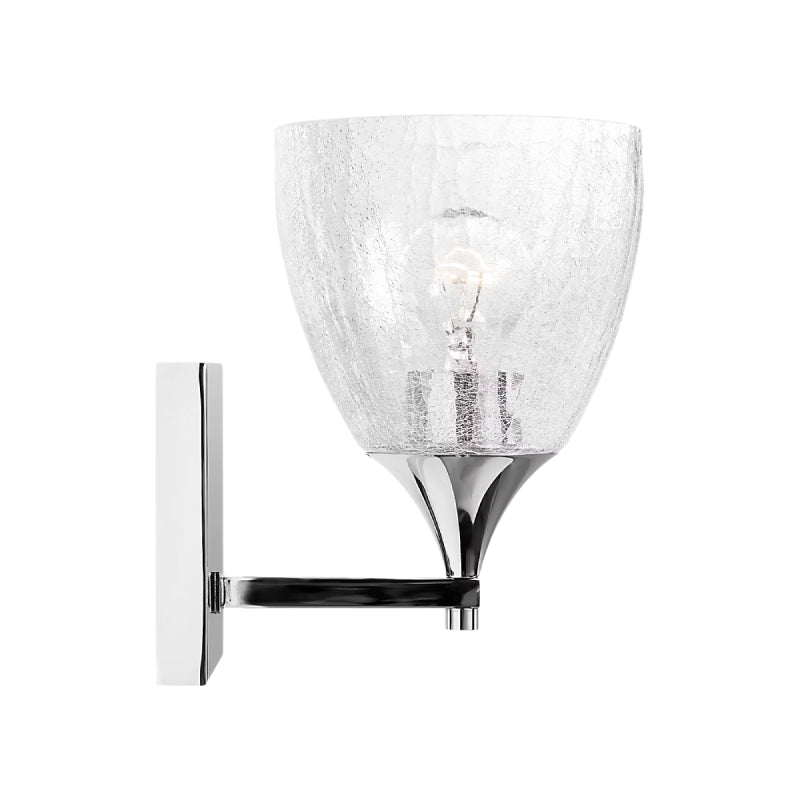 Visual Comfort DJV1021 Toffino 1-lt 9" Tall Small Wall Sconce - Chrome/Clear Glass