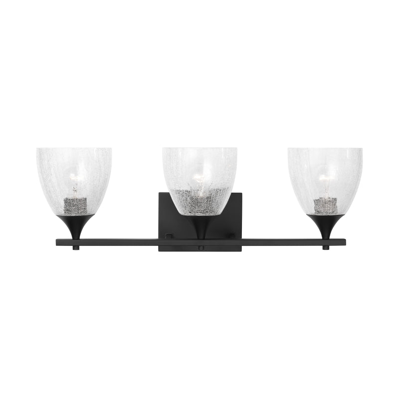 Visual Comfort DJV1023 Toffino 3-lt 26" Vanity Light - Midnight Black