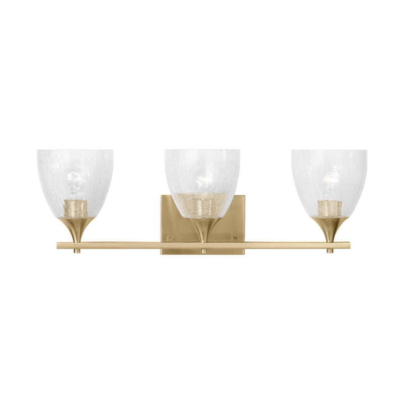 Visual Comfort DJV1023 Toffino 3-lt 26" Vanity Light - Satin Brass