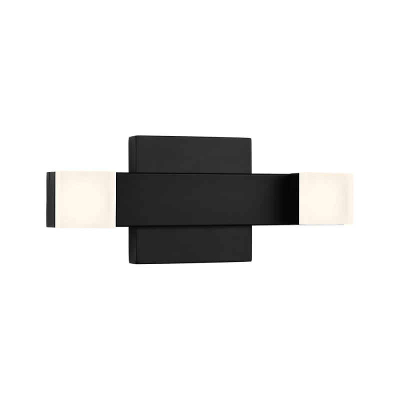 Visual Comfort DJV1051-L1 Brander 2-lt 11" LED Medium Vanity Light - Midnight Black