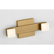 Visual Comfort DJV1051-L1 Brander 2-lt 11" LED Medium Vanity Light - Satin Brass