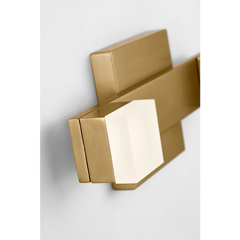 Visual Comfort DJV1051-L1 Brander 2-lt 11" LED Medium Vanity Light - Satin Brass