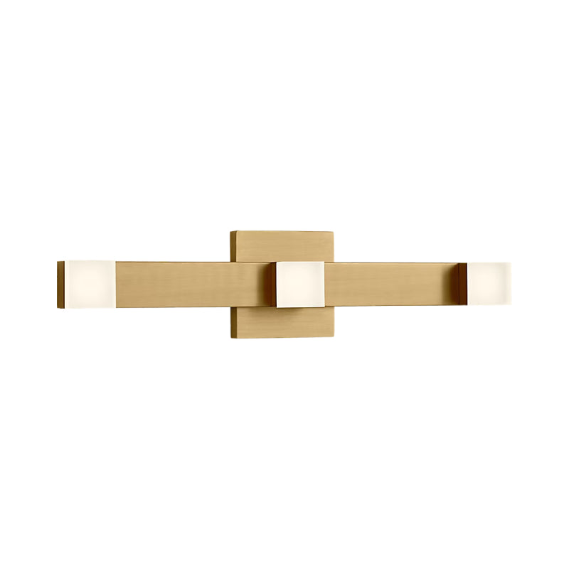 Visual Comfort DJV1061-L1 Brander 3-lt 21" Tall LED Bath Sconce - Satin Brass