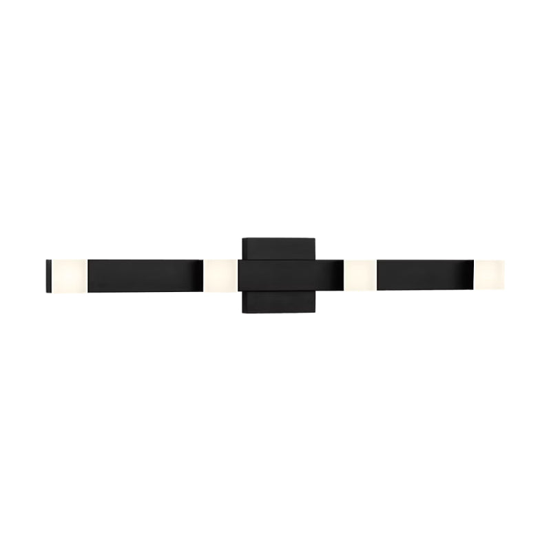 Visual Comfort DJV1071-L1 Brander 4-lt 30" LED Extra Large Bath Vanity Sconce - Midnight Black