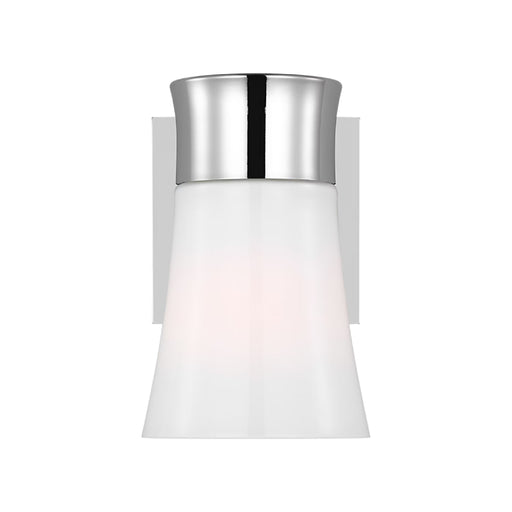Visual Comfort DJV1081 Roy 1-lt 7" Tall Small Bath Vanity Light - Chrome
