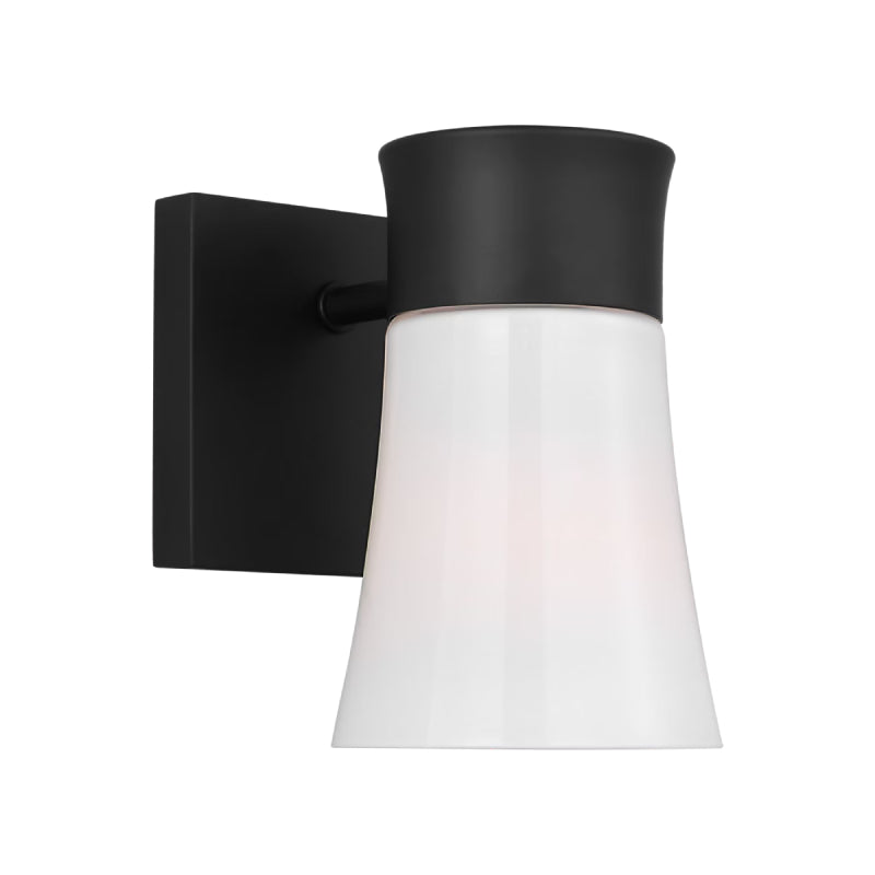 Visual Comfort DJV1081 Roy 1-lt 7" Tall Small Bath Vanity Light - Midnight Black