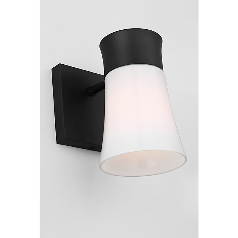 Visual Comfort DJV1081 Roy 1-lt 7" Tall Small Bath Vanity Light - Midnight Black