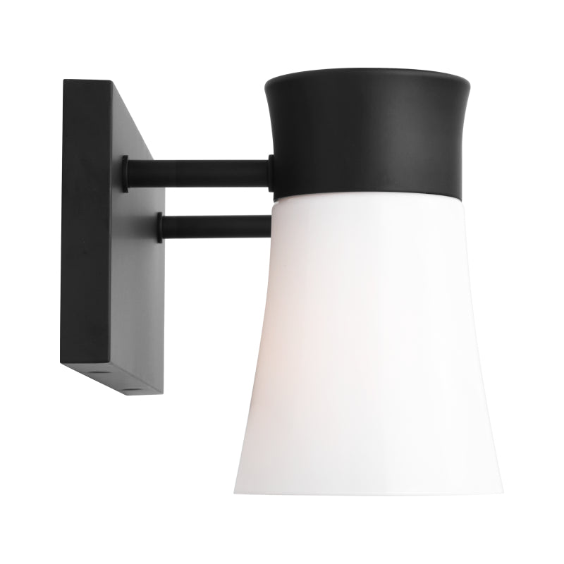 Visual Comfort DJV1082 Roy 2-lt 15" Bath Vanity Sconce - Midnight Black