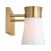 Visual Comfort DJV1082 Roy 2-lt 15" Bath Vanity Sconce - Satin Brass