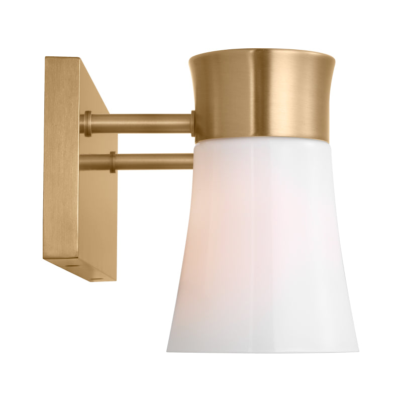 Visual Comfort DJV1082 Roy 2-lt 15" Bath Vanity Sconce - Satin Brass
