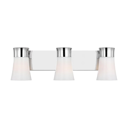 Visual Comfort DJV1083 Roy 3-lt 15" Large Bath Vanity Sconce - Chrome