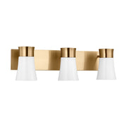 Visual Comfort DJV1083 Roy 3-lt 15" Large Bath Vanity Sconce - Satin Brass