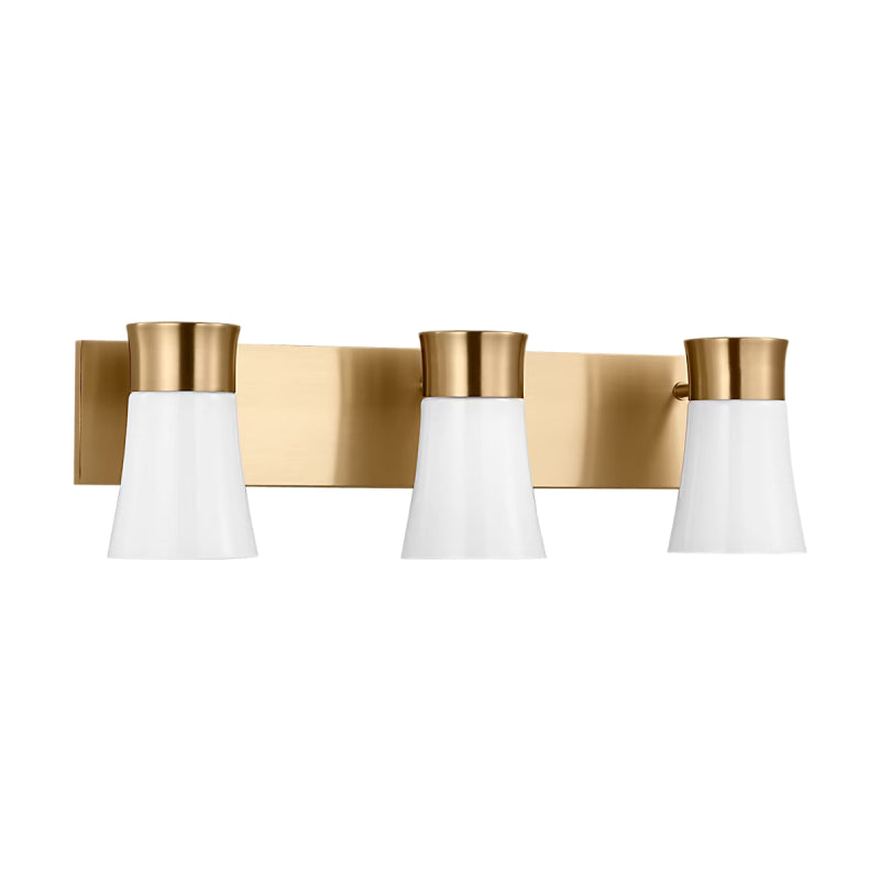 Visual Comfort DJV1083 Roy 3-lt 15" Large Bath Vanity Sconce - Satin Brass