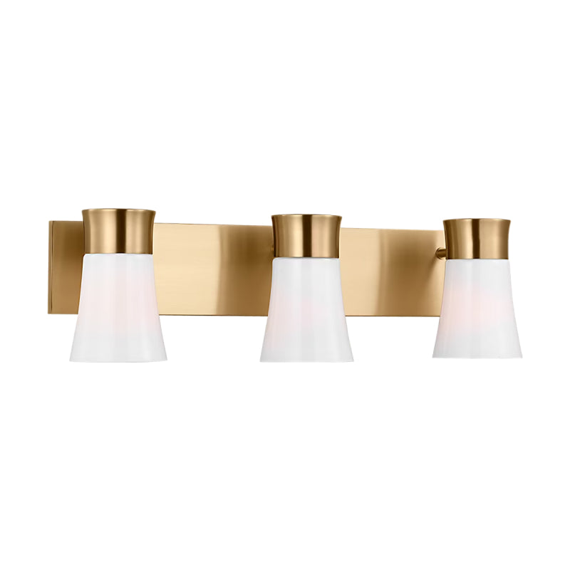 Visual Comfort DJV1083 Roy 3-lt 15" Large Bath Vanity Sconce - Satin Brass