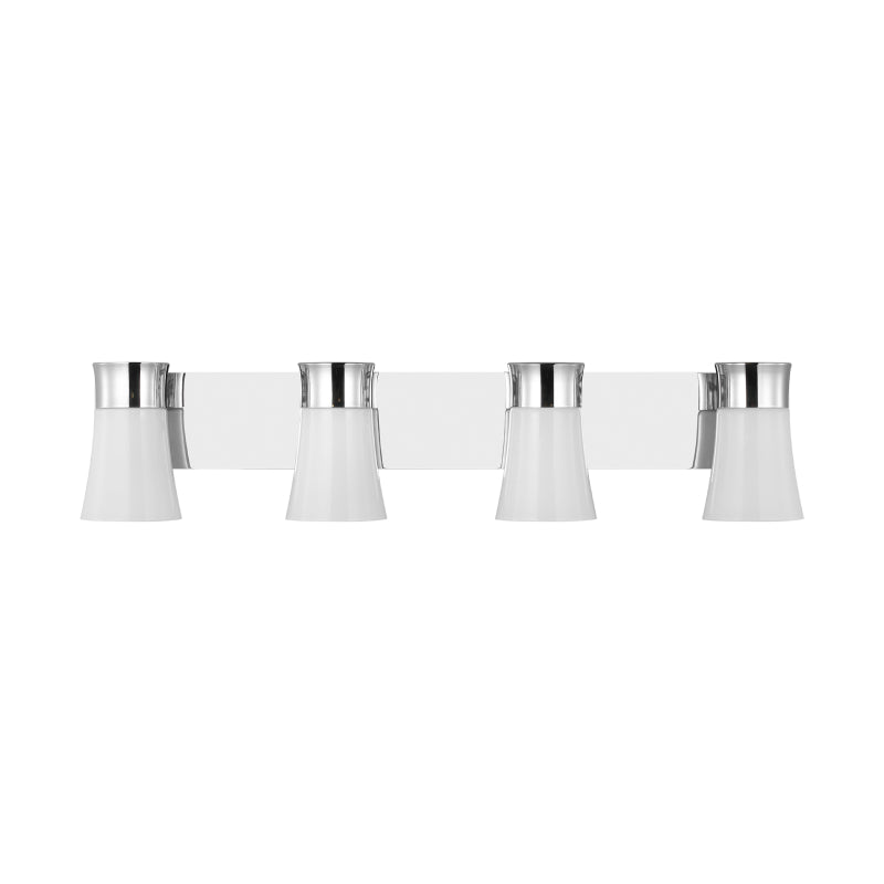 Visual Comfort DJV1084 Roy 4-lt 32" Bath Vanity Sconce - Chrome