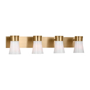 Visual Comfort DJV1084 Roy 4-lt 32" Bath Vanity Sconce - Satin Brass