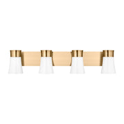 Visual Comfort DJV1084 Roy 4-lt 32" Bath Vanity Sconce - Satin Brass
