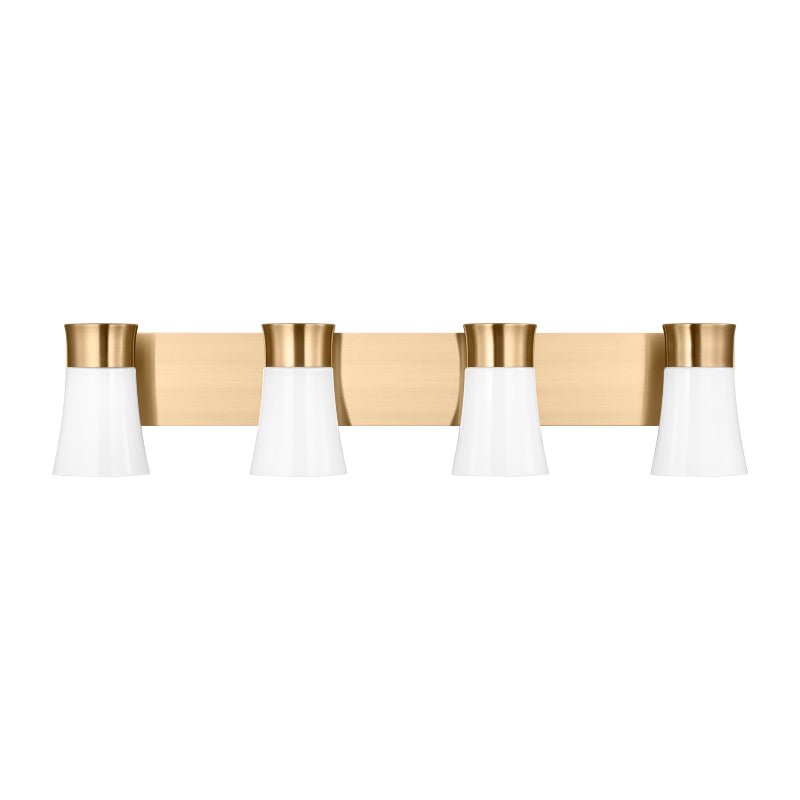 Visual Comfort DJV1084 Roy 4-lt 32" Bath Vanity Sconce - Satin Brass