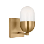 Visual Comfort DJV1091 Foster 1-lt 8" Vanity Light - Satin Brass