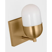 Visual Comfort DJV1091 Foster 1-lt 8" Vanity Light - Satin Brass