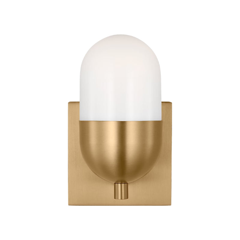 Visual Comfort DJV1091 Foster 1-lt 8" Vanity Light - Satin Brass