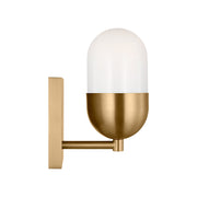 Visual Comfort DJV1091 Foster 1-lt 8" Vanity Light - Satin Brass
