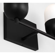 Visual Comfort DJV1092 Foster 2-lt 13" Medium Vanity Light - Midnight Black