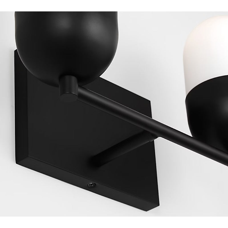 Visual Comfort DJV1092 Foster 2-lt 13" Medium Vanity Light - Midnight Black