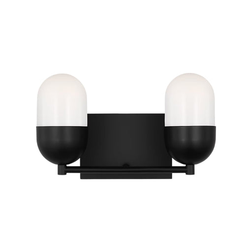 Visual Comfort DJV1092 Foster 2-lt 13" Medium Vanity Light - Midnight Black