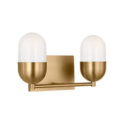 Visual Comfort DJV1092 Foster 2-lt 13" Medium Vanity Light - Satin Brass