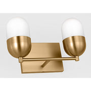 Visual Comfort DJV1092 Foster 2-lt 13" Medium Vanity Light - Satin Brass