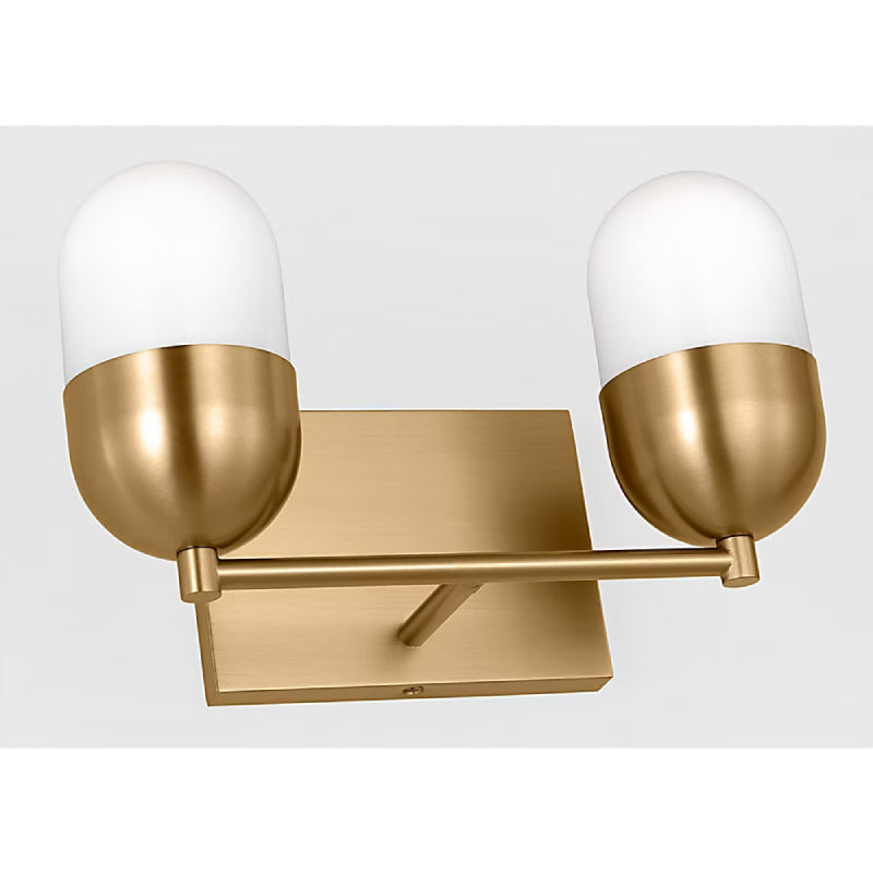 Visual Comfort DJV1092 Foster 2-lt 13" Medium Vanity Light - Satin Brass