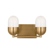Visual Comfort DJV1092 Foster 2-lt 13" Medium Vanity Light - Satin Brass