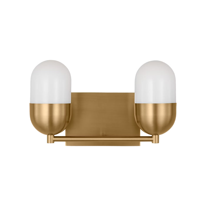 Visual Comfort DJV1092 Foster 2-lt 13" Medium Vanity Light - Satin Brass