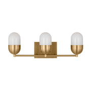 Visual Comfort DJV1093 Foster 3-lt 22" Bath Sconce - Satin Brass
