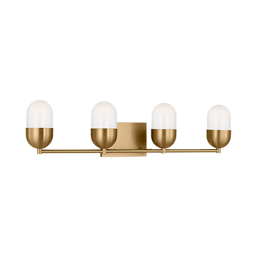 Visual Comfort DJV1094 Foster 4-lt 31" Extra Large Vanity Light - Satin Brass